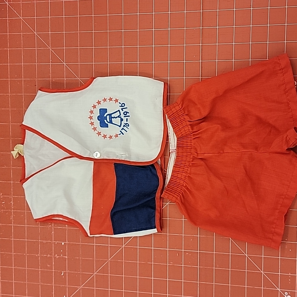 Bicentennial Vintage 1976 Baby Patriotic Outfit 6 month